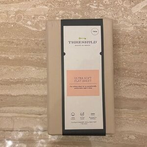 Threshold Ultra Soft Flat Sheet - Beige